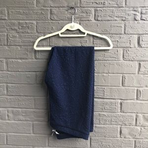 Navy Black Floral Print Leggings by Lauren Conrad